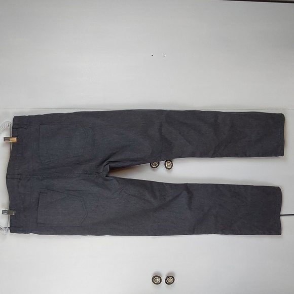 Kenneth Cole  Dark Gray Straight Leg Dress Pants Cotton/ Spandex stretch Sz.36 - Picture 7 of 11